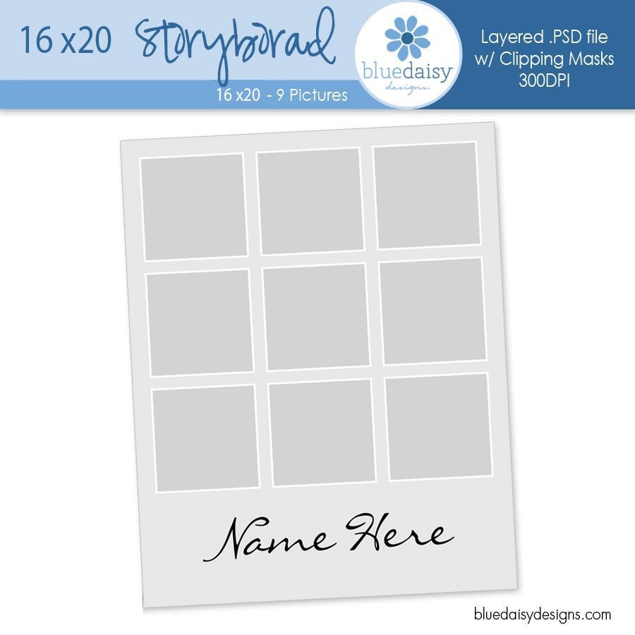 16 x 20 Storyboard (2) - Photographer Resources