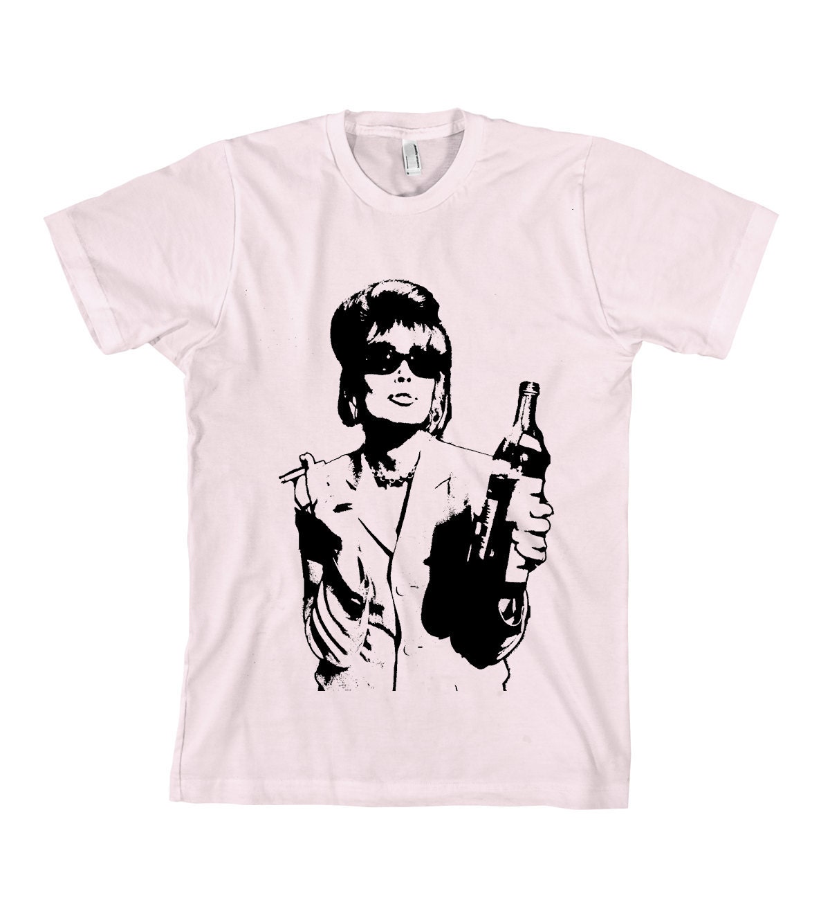 Absolutely Fabulous T-Shirt Patsy Stone- American Apparel Unisex Sizes S, M, L, XL - Custom Colors