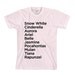 Princess Names T-Shirt - American Apparel Unisex Sizes S, M, L, XL - Custom Color