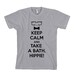 Keep Calm and Take A Bath Hippie T-Shirt Up - Limited Edition - American Apparel Unisex Sizes S, M, L, XL - Custom Color