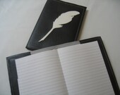 Quill Vinyl Journal Cover with notebook