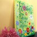 FLOWERS are NATURES way of LAUGHING,11x14 Canvas Painting, Inspirational Home Decor