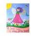Childrens Wall Art For Girls Nursery, A Fairy live in every Girls Heart, 11x14 Canvas, Girls Room Decor