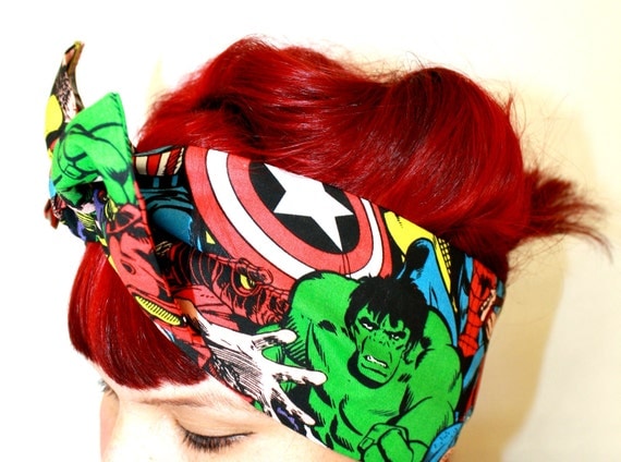 Bow style,  Comic, The Avengers, The Hulk, Thor, Captain America, Iron Man, Spider Man,