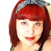 Vintage Inspired Head Scarf, Bandana Style, Black with Cherries, Rockabilly, Retro, 1940s, 1950s