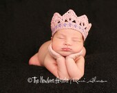 Newborn 'Jeweled' Crown- PDF CROCHET PATTERN