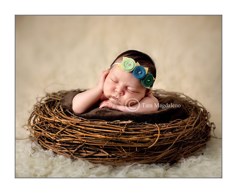 Mermaid Song Felt LoliPop Headband Photography Props Newborns