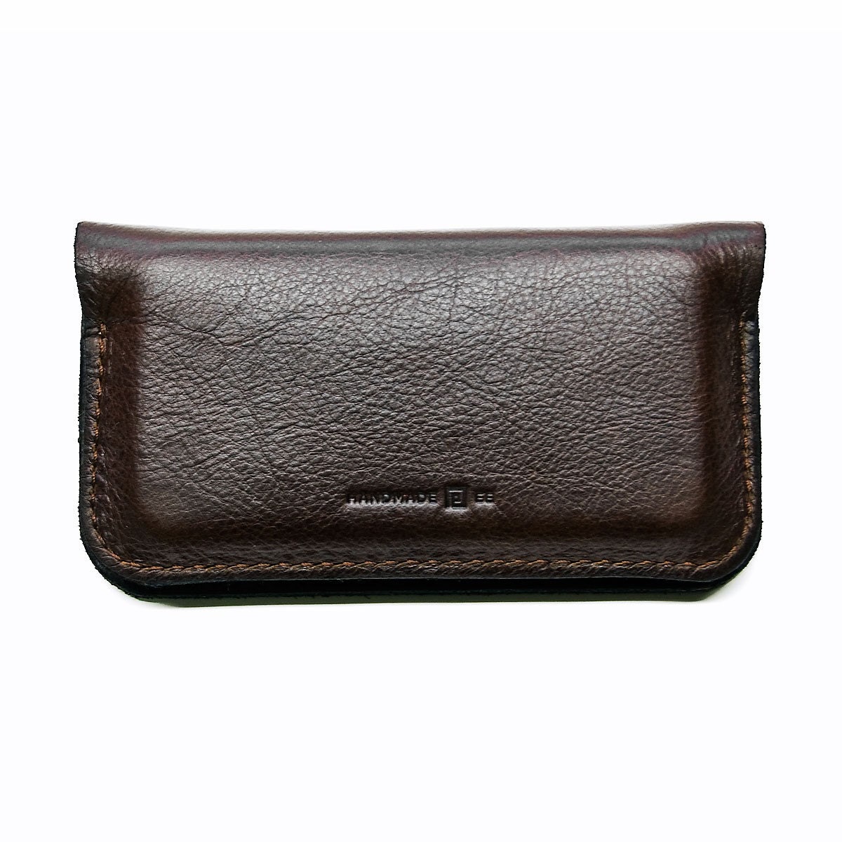 iPhone / iPod Touch - - RETROMODERN leather wallet sleeve - - BROWN