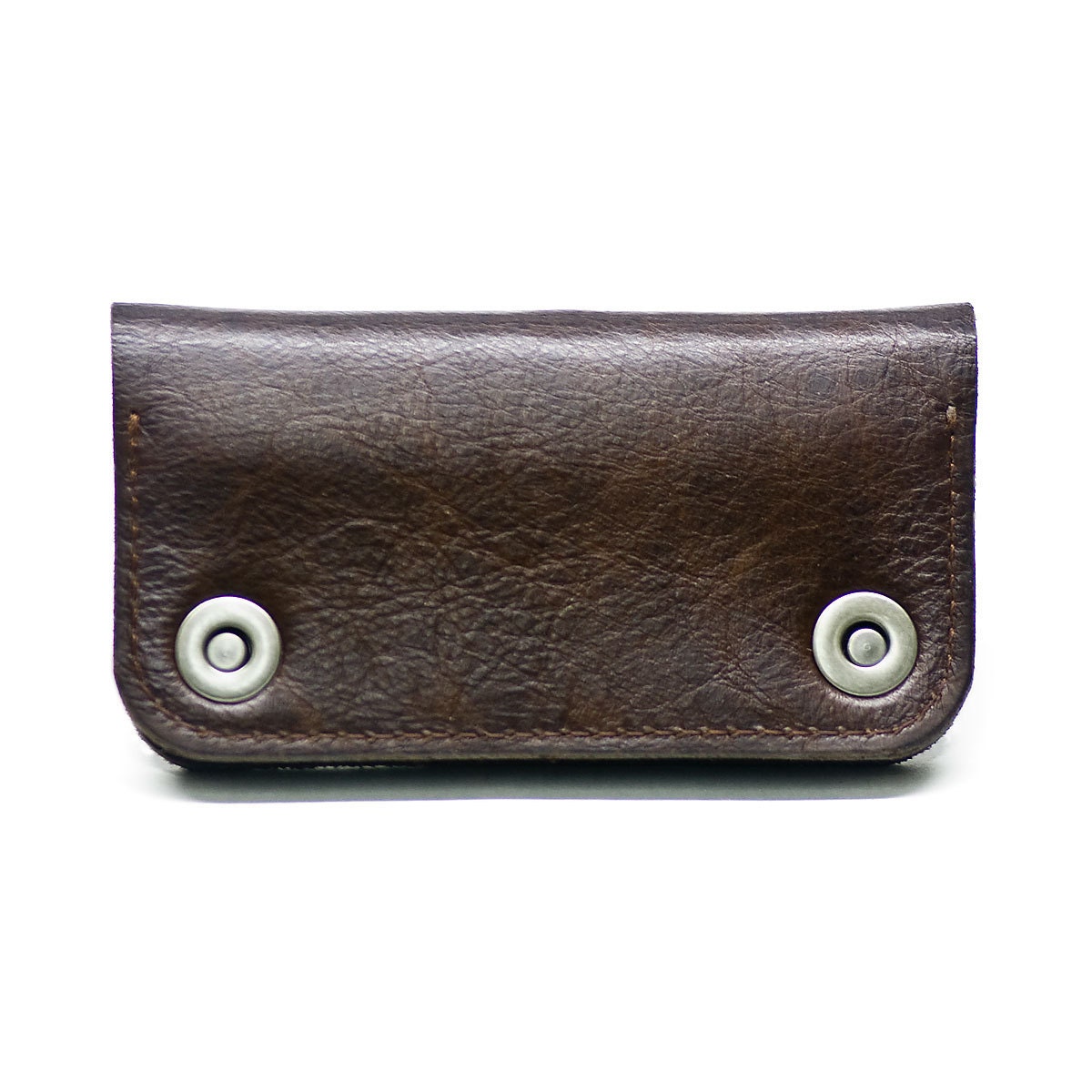 iPhone / iPod Touch - - RETROMODERN leather wallet sleeve - - BROWN