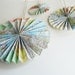 Upcycled Map Rosettes - Set of 3 - Wedding Party Decoration - Made To Order