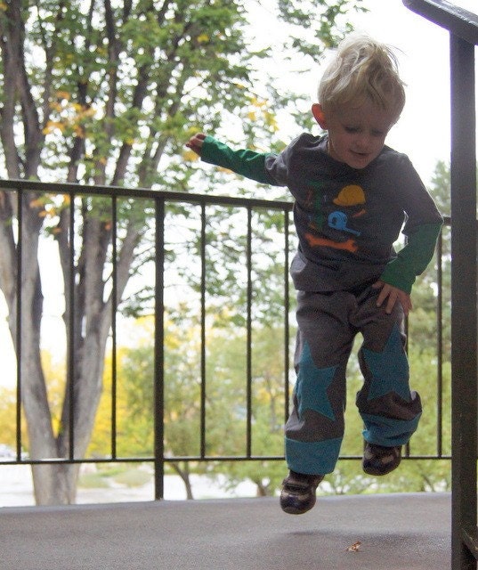 Baby and Toddler Cords with Star Knee Patches