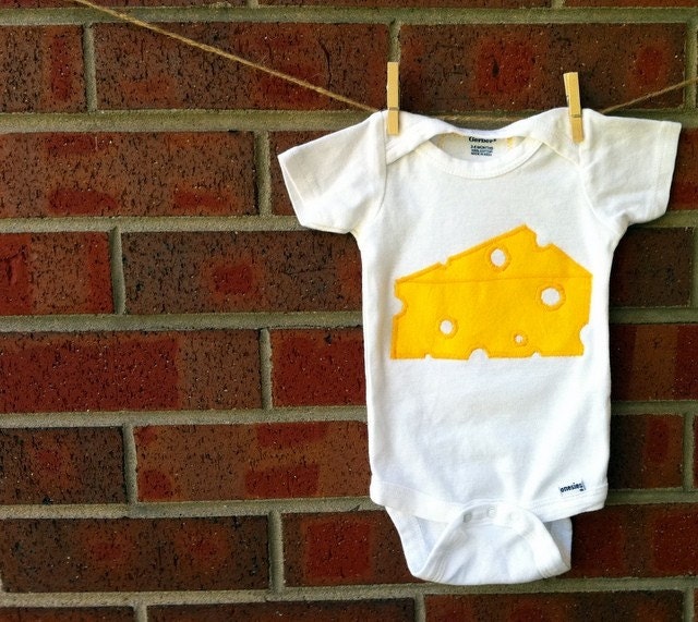 Cheese Wedge Onesie or Tee...Go Pack Go
