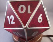 d20 stained glass lamp