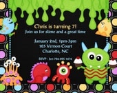 Monster Birthday Invitation Little Monster Birthday Party Invitations Printable or Printed Il_170x135