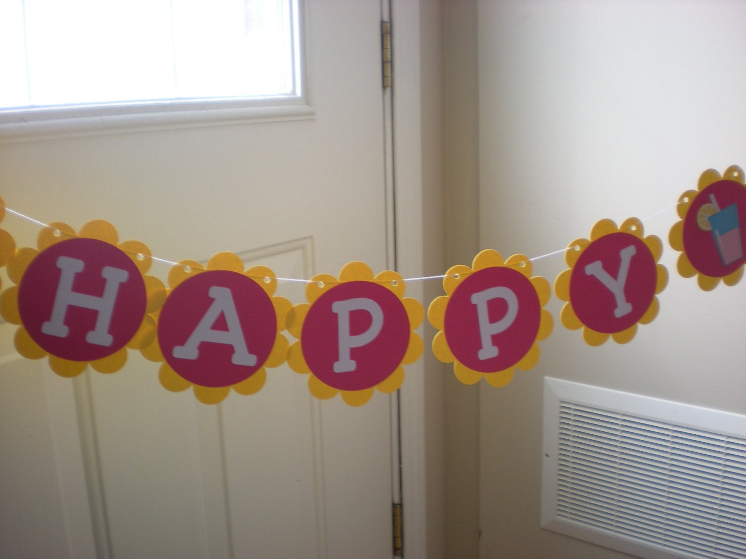 Handmade Paper Birthday Banner