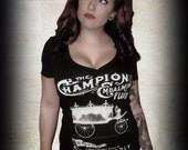 Old funeral coach Embalming Fluid V-Neck