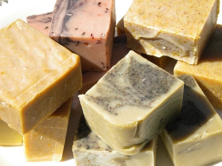 Three Creamy Bars of Milk Soap