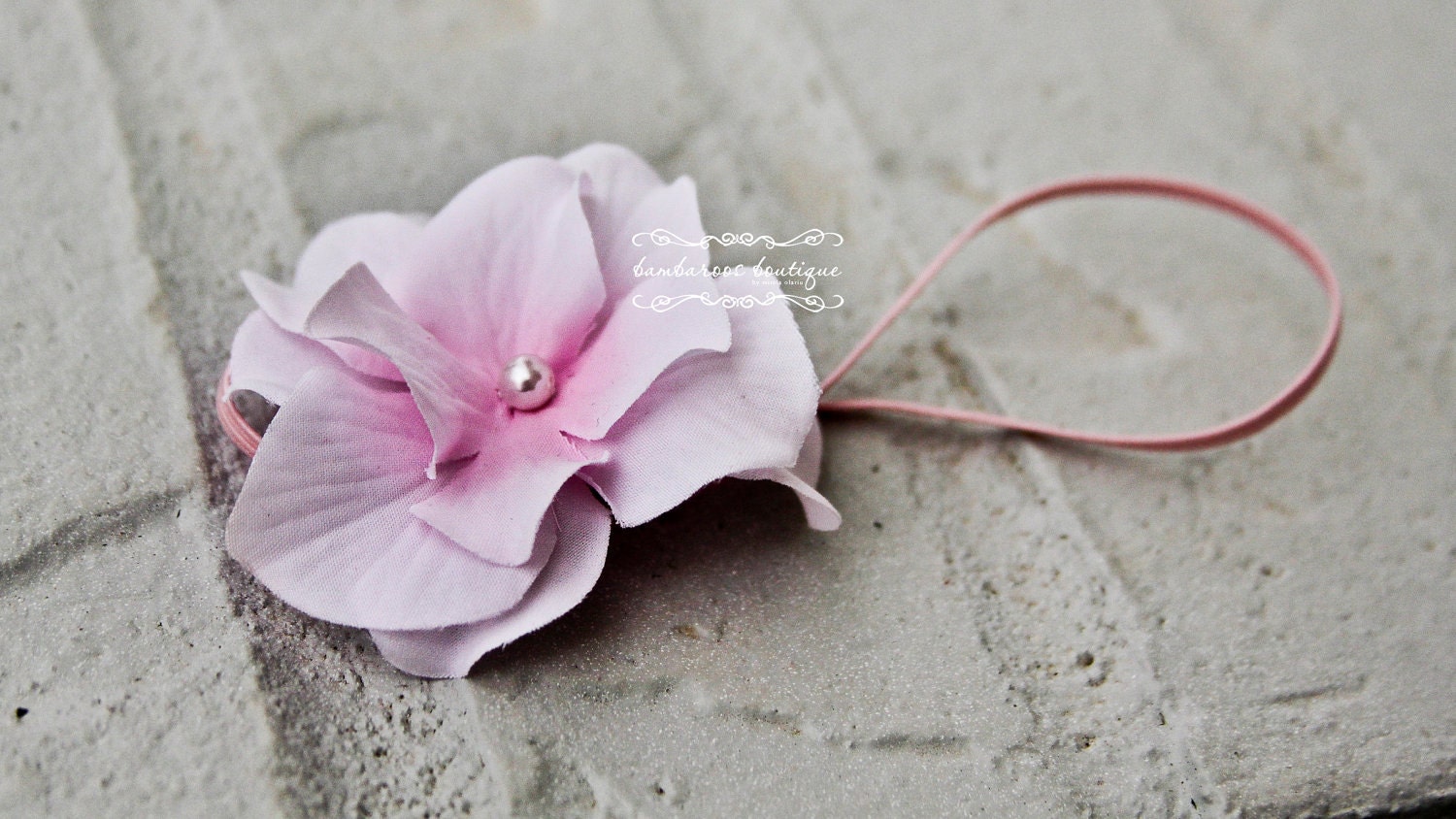 soft pink baby headbands, newborn headbands, small flower headband, infant headband, toddler headband, photo prop