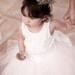 Baby tutu, Flower girl tutu, wedding tutus, Flower Girl Dress, Sewn tutus, Ivory tutu, Vintage Soft Pink tutu for flower girls