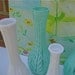 Retro Beach Bungalow Style Bud Vases