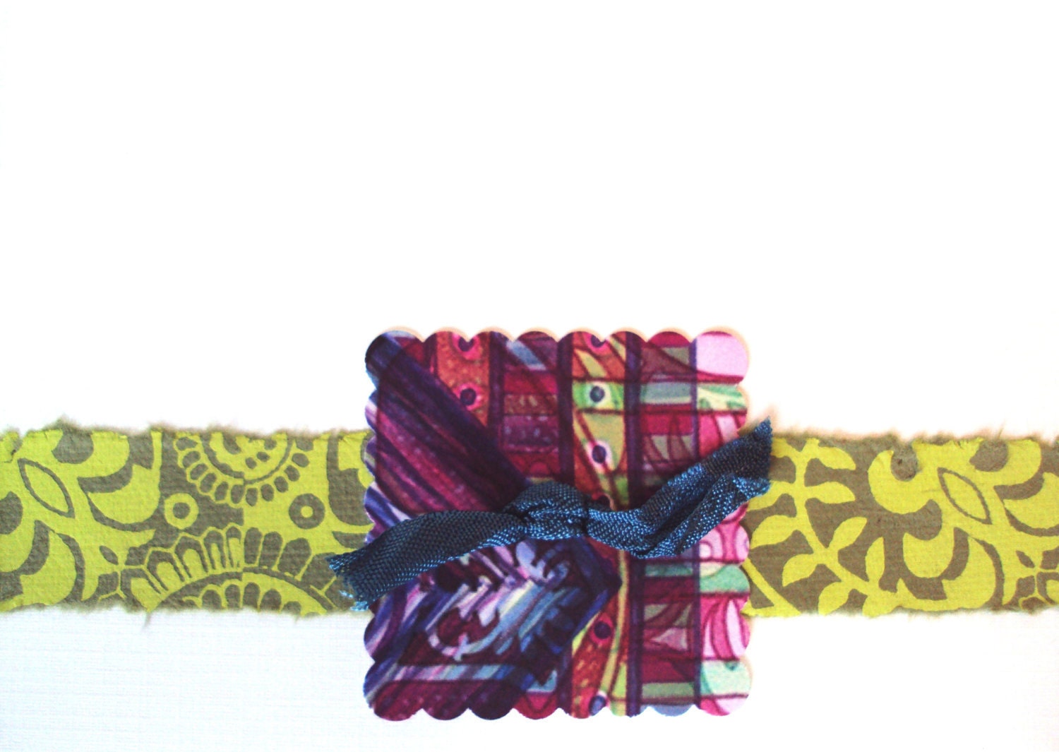 Up-cycled, Note Cards, Notecards, Paper Goods, Springitme, Set of 6 Note Cards, Handmade Note Cards