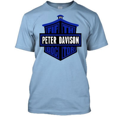 Peter Davison Fifth Doctor, Doctor Who T-Shirt (Mens, Ladies)
