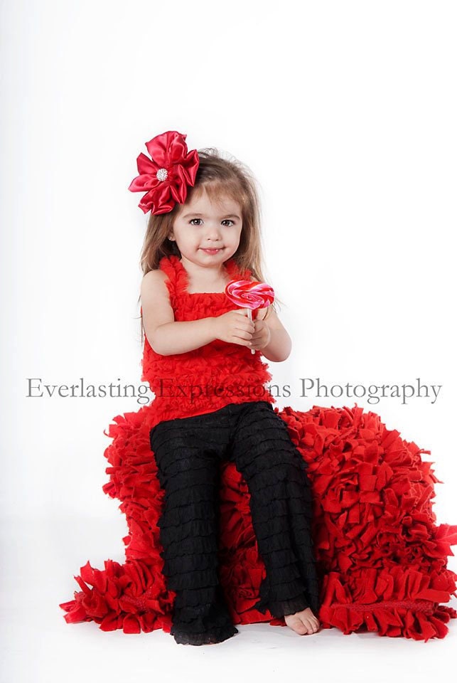 Girls Ruffle Pants (sizes 6M to 2T) -- Many Colors