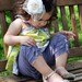 Girls Ruffle Capri Length Leggings (sizes 3T to 6) -- Many Colors