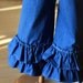 Girls Denim Double Ruffle Pants (sizes 6M to 6)