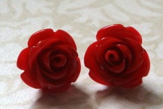 Madelyn Earrings in Red Licorice - BUY 3 GET 1 FREE