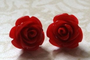 Madelyn Earrings in Red Licorice - BUY 3 GET 1 FREE
