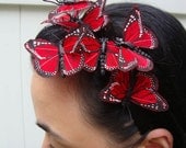 Red Butterfly Headband