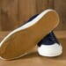 Vintage Deadstock Italian Military Issue Navy Canvas Sneakers