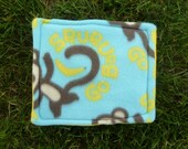 SALE Fleece Pigloo Pad -- Go Bananas