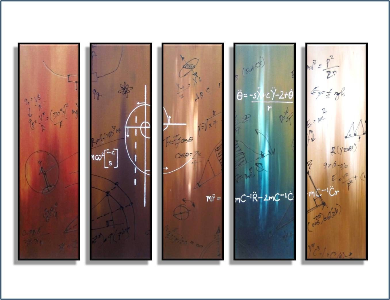 15% Off Holiday Art SALE. Scientific Modern Art. Original Painting. Modern Abstract. Title"Inertia" by RenaeSchoeffelArt