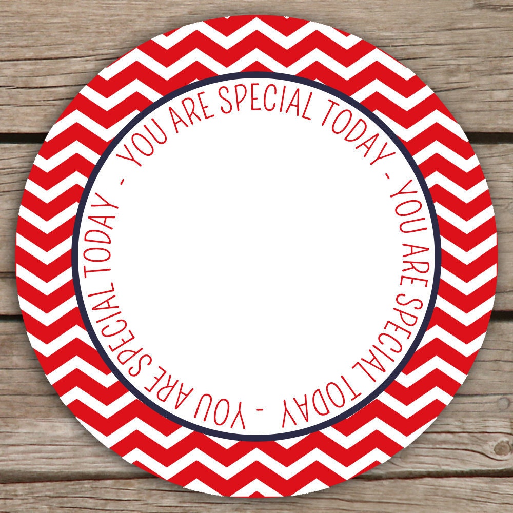 You Are Special Today Plate - Custom Melamine/Plastic Plate Il_170x135