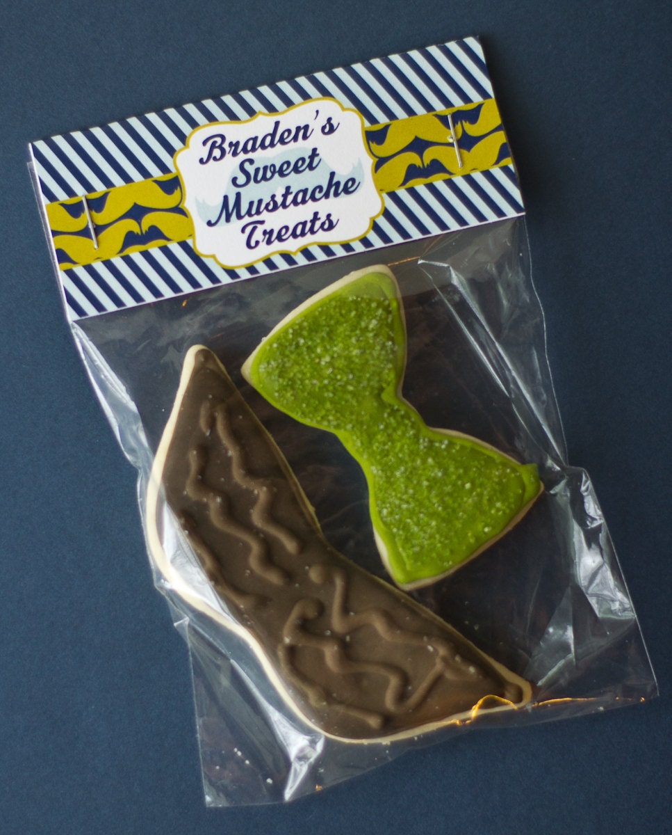 Mustache Bash Treat Bag Topper JPEG