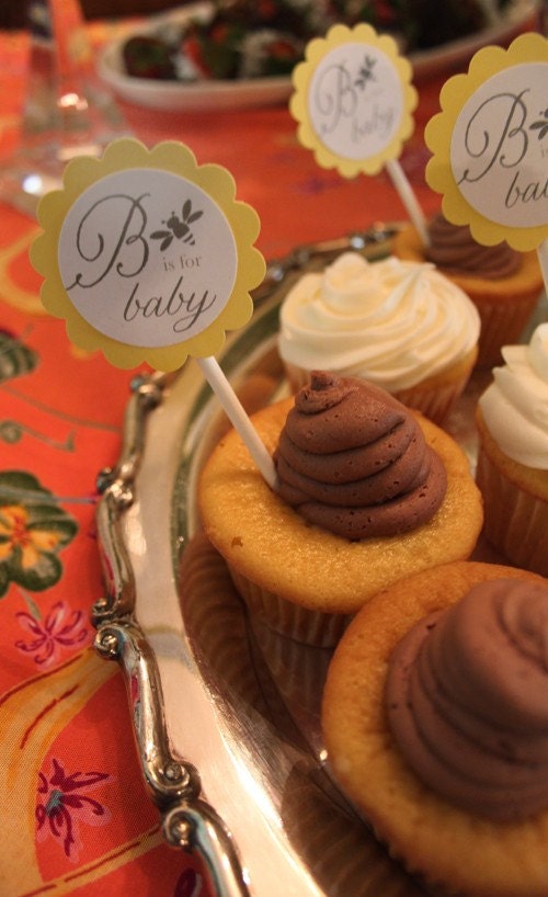 Bumble Bee Baby Shower Party Pack JPEG Bumblebee