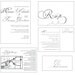 Vintage Wedding Invitation Elegant and Modern Calligraphy Script -Shabby Chic