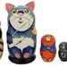 Cat nesting dolls matryoshka babushka dolls set of 5 free shipping
