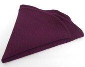 Organic Cotton Pocket Circle in pinot noir
