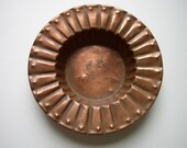 Vintage Copper United Arab Republic Wall Art Metal Tray