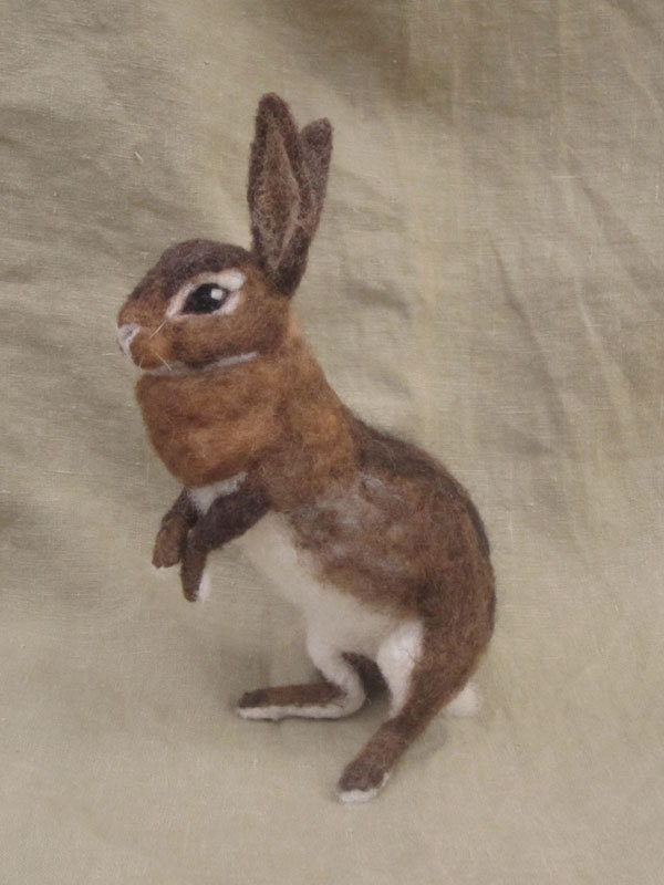 Needle Felted Rabbit, made just for you