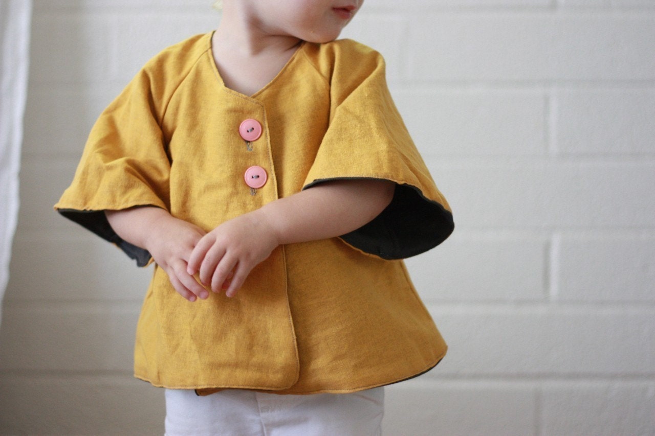 hello bolero jacket / pdf pattern sizes 12 MONTHS to 7 YEARS