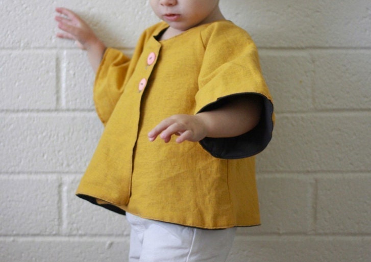 hello bolero jacket / pdf pattern sizes 12 MONTHS to 7 YEARS