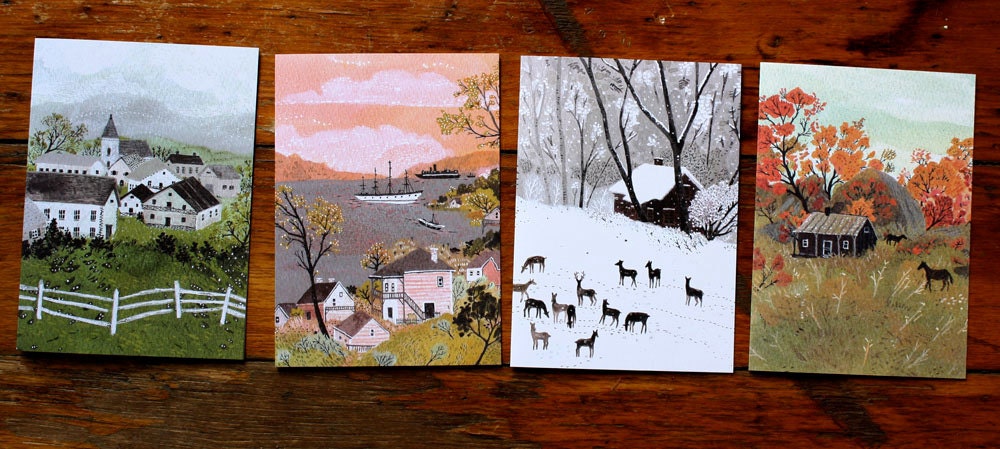 seasonal card set