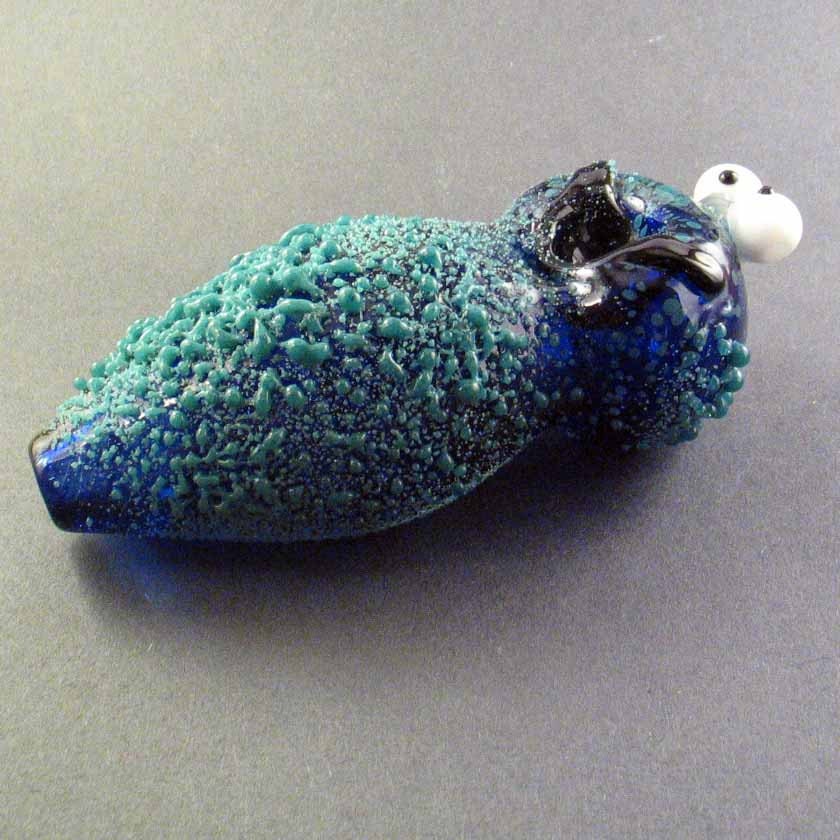 Glass Pipe - Custom Munchie Monster -Hedcraft Glassworks-