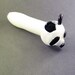 Glass Pipe - Panda Puffer - MADE TO ORDER - Hedcraft Glassworks-