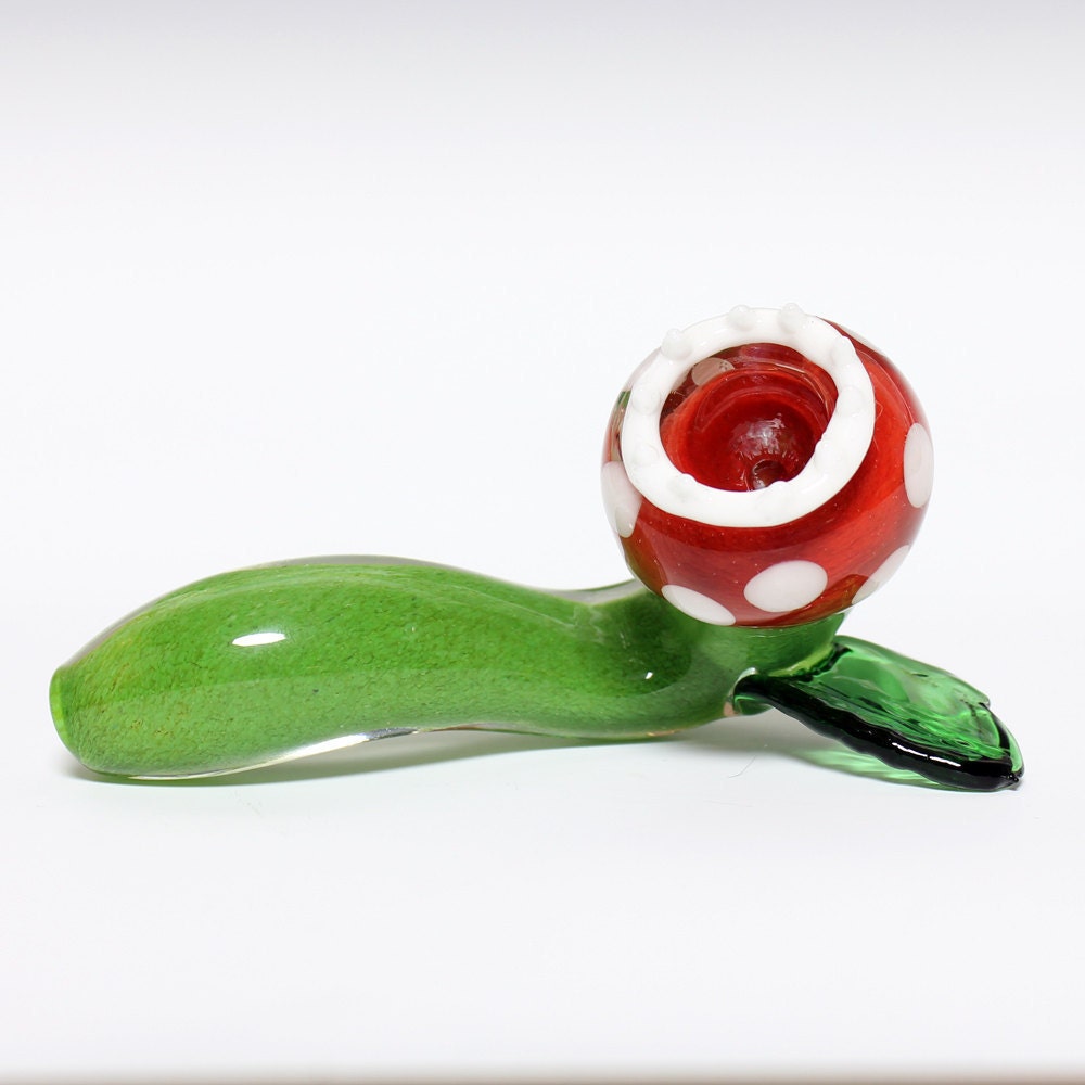 Glass Pipe - Monster Plant- MADE TO ORDER- Hedcraft Glassworks-