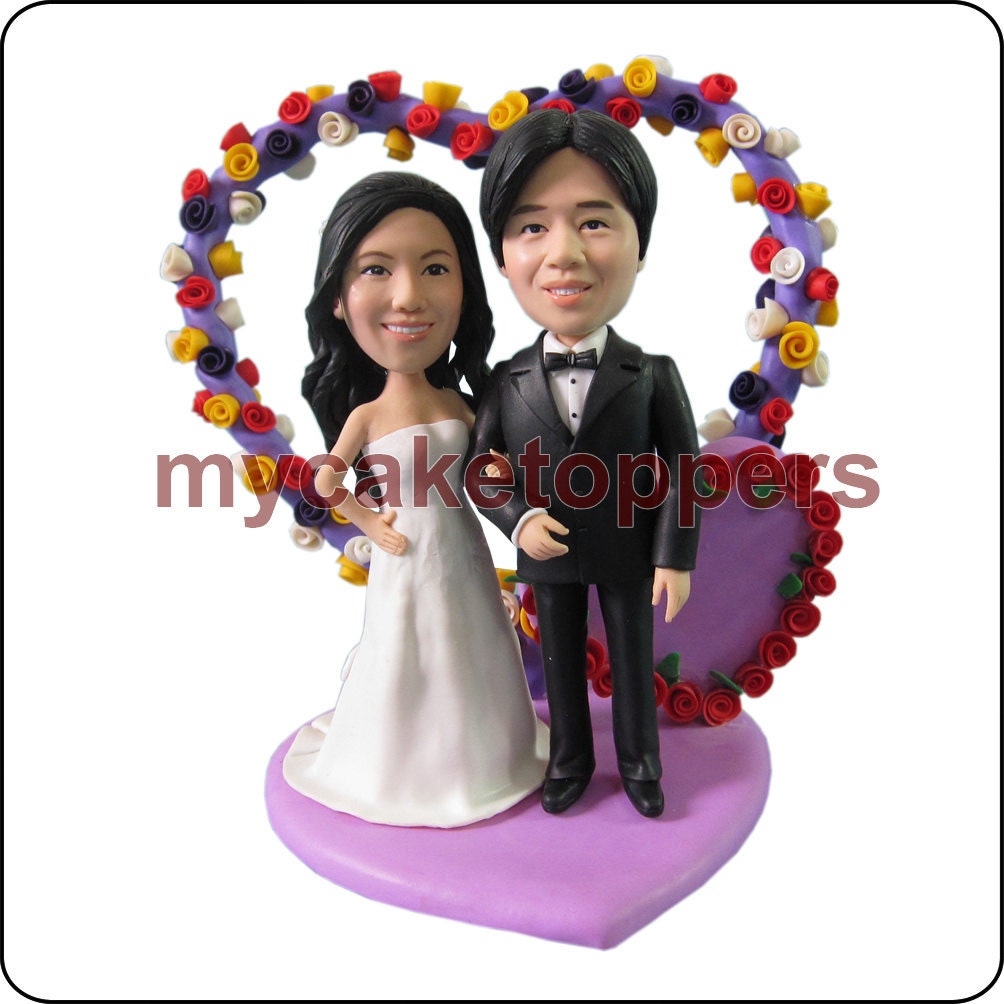 Occasion Custom wedding Cake Toppers  Figurine personalized birthday cake topper customzied bride and groom cake topper